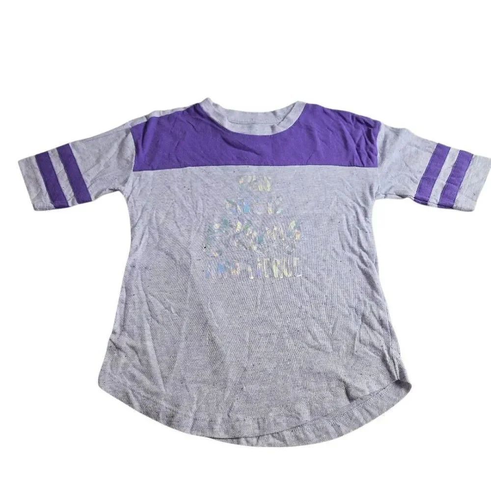 Athletic Works Fitted shirt S6/6X This Girl is Strong and Feirce